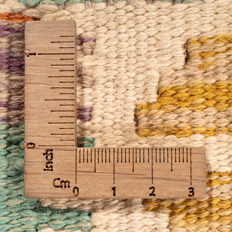 Kelim Carpet - Splash - 197 x 156 cm - flerfärgad