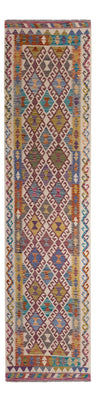 Runner Kelim Carpet - Splash - 301 x 79 cm - flerfärgad