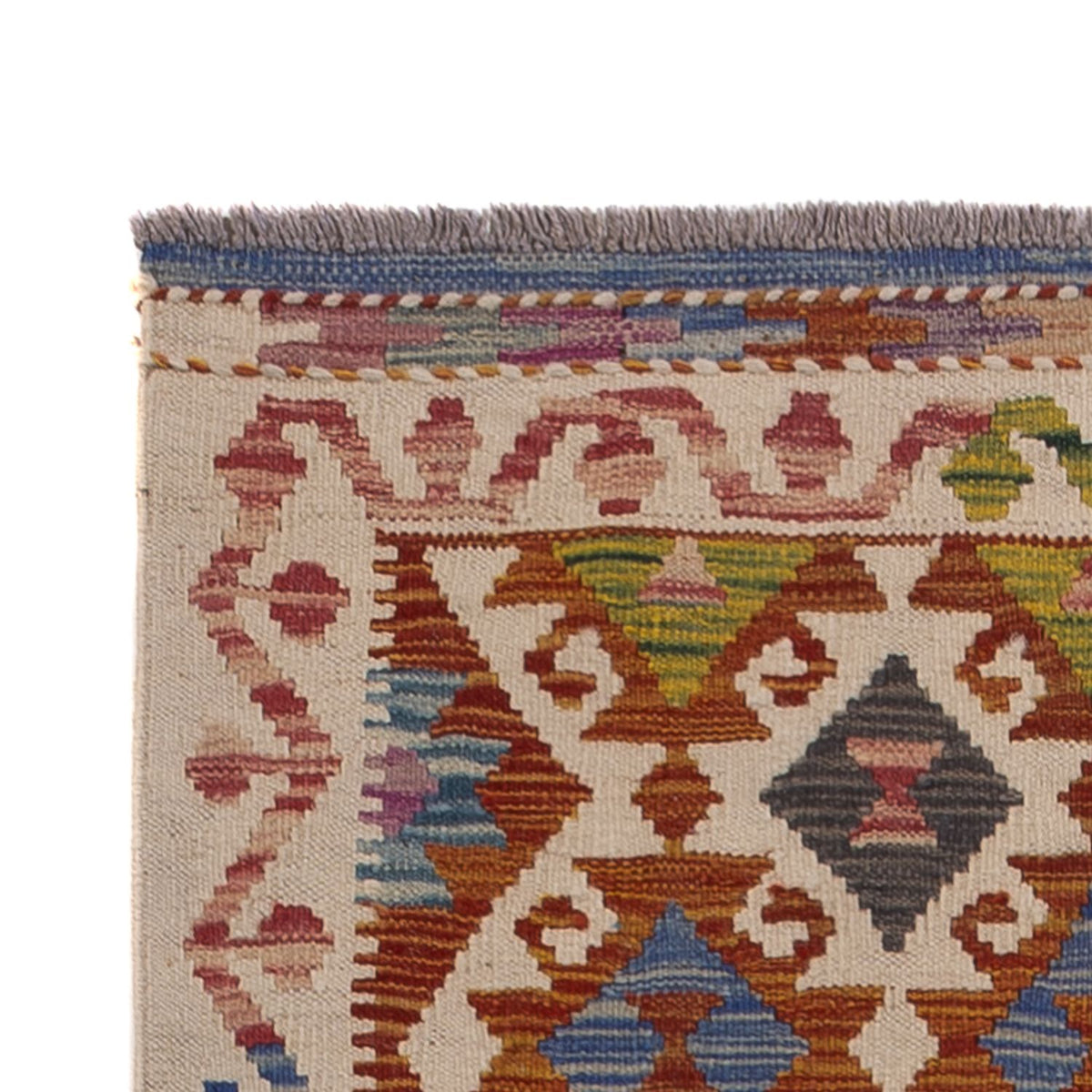 Runner Kelim Carpet - Splash - 269 x 84 cm - flerfärgad