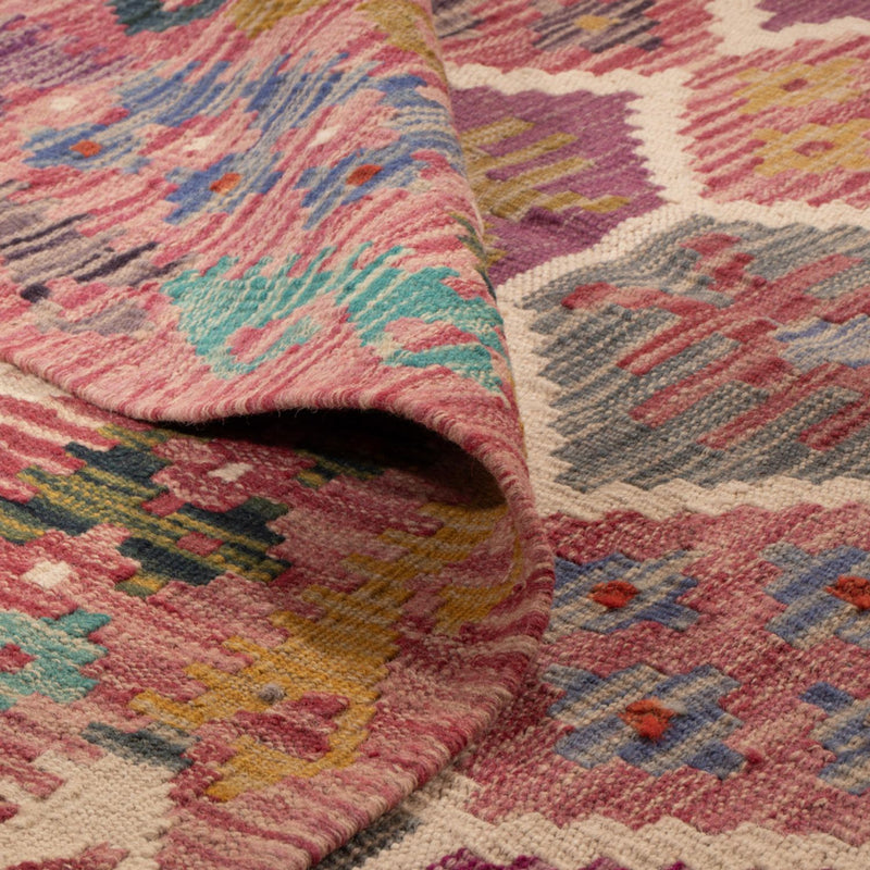 Kelim Carpet - Splash - 254 x 177 cm - flerfärgad