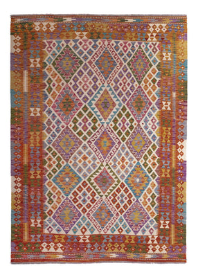 Kelim Carpet - Splash - 236 x 170 cm - flerfärgad