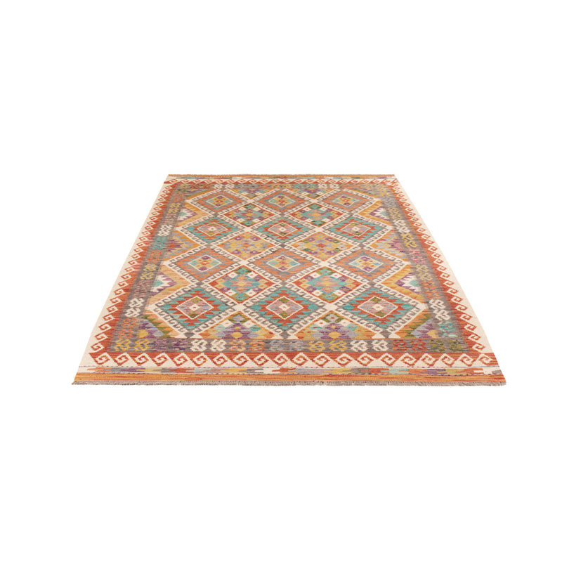 Kelim Carpet - Splash - 246 x 153 cm - flerfärgad