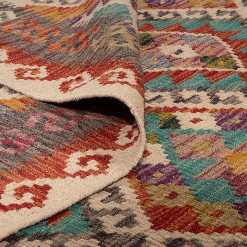 Kelim Carpet - Splash - 246 x 153 cm - flerfärgad