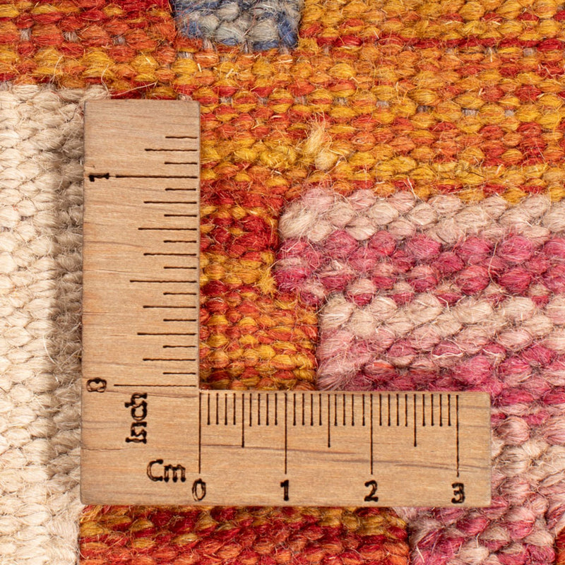 Kelim Carpet - Splash - 247 x 195 cm - flerfärgad