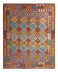 Kelim Carpet - Splash - 247 x 201 cm - flerfärgad