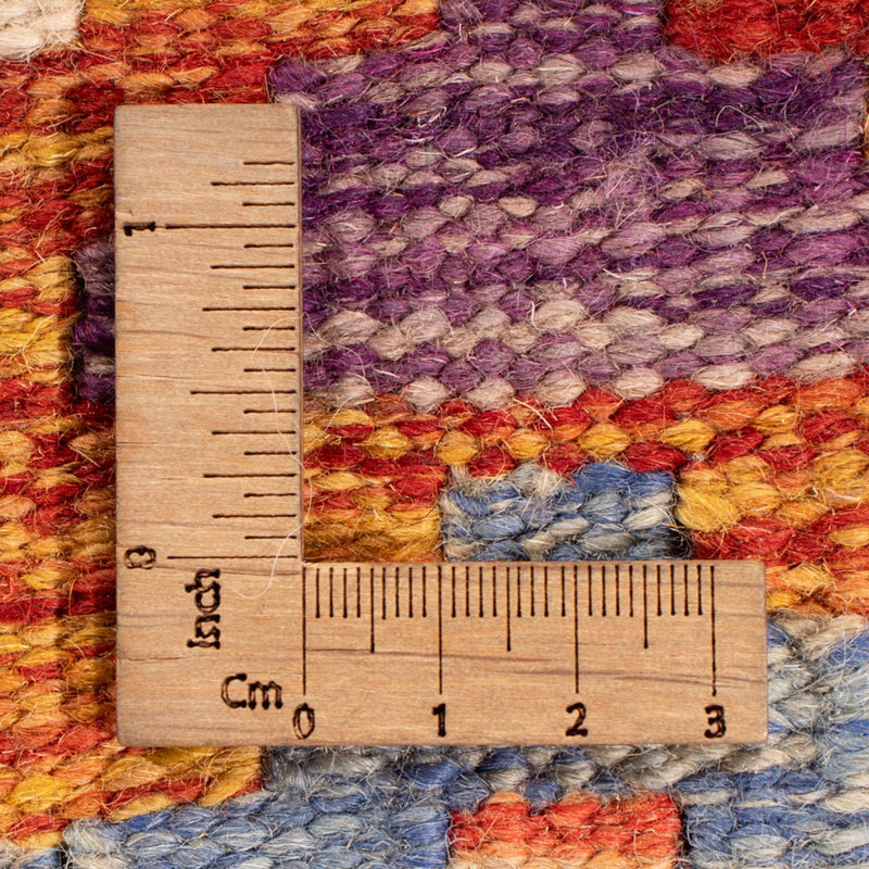 Kelim Carpet - Splash - 247 x 201 cm - flerfärgad