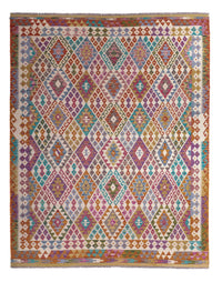 Kelim Carpet - Splash - 246 x 204 cm - flerfärgad