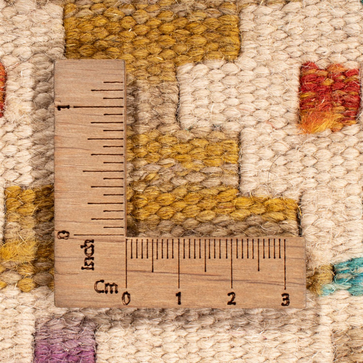 Kelim Carpet - Splash - 246 x 204 cm - flerfärgad