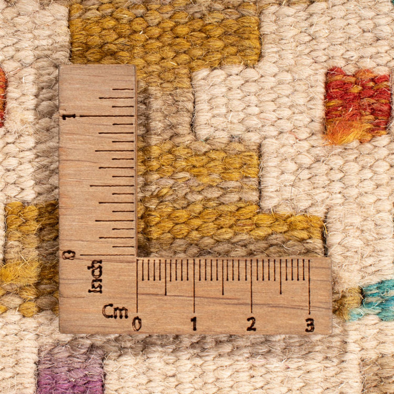 Kelim Carpet - Splash - 246 x 204 cm - flerfärgad