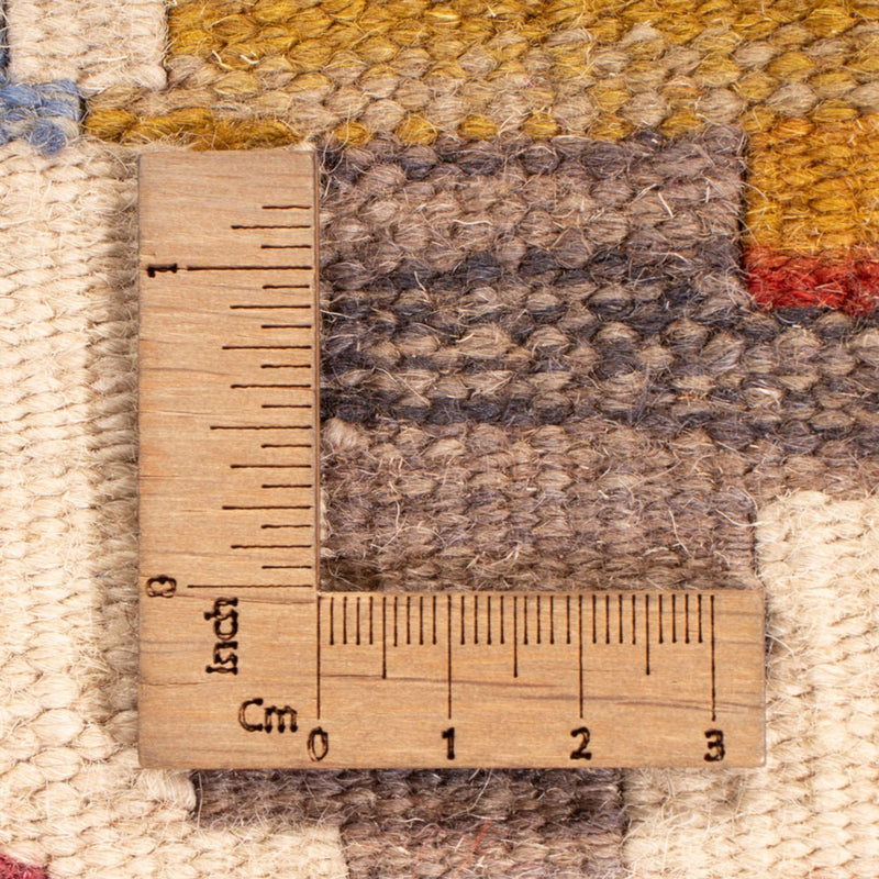 Kelim Carpet - Splash - 243 x 201 cm - flerfärgad