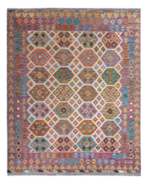 Kelim Carpet - Splash - 255 x 205 cm - flerfärgad