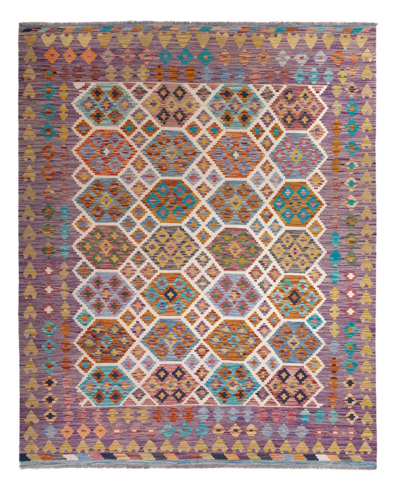 Kelim Carpet - Splash - 255 x 205 cm - flerfärgad