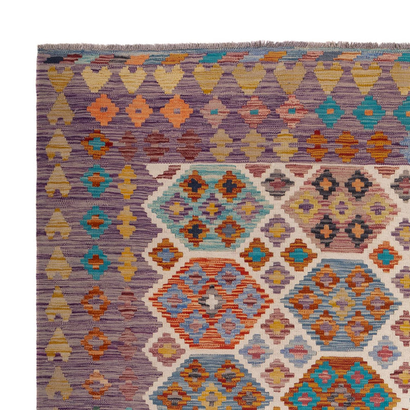 Kelim Carpet - Splash - 255 x 205 cm - flerfärgad