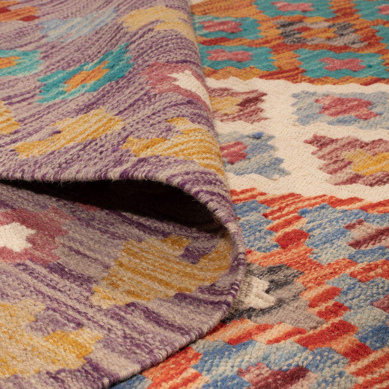 Kelim Carpet - Splash - 255 x 205 cm - flerfärgad