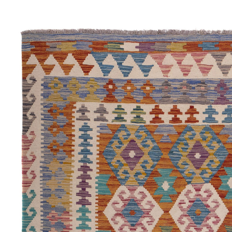 Kelim Carpet - Splash - 256 x 198 cm - flerfärgad