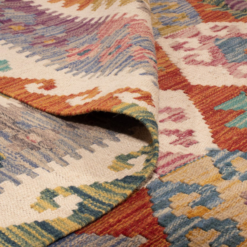 Kelim Carpet - Splash - 256 x 198 cm - flerfärgad