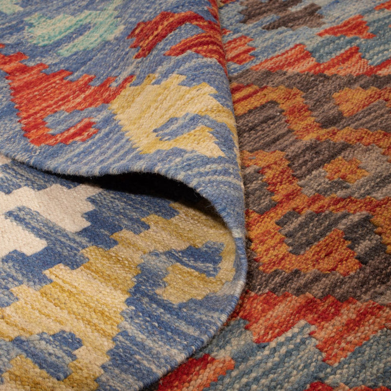 Kelim Carpet - Splash - 244 x 205 cm - flerfärgad