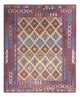 Kelim Carpet - Splash - 246 x 206 cm - flerfärgad