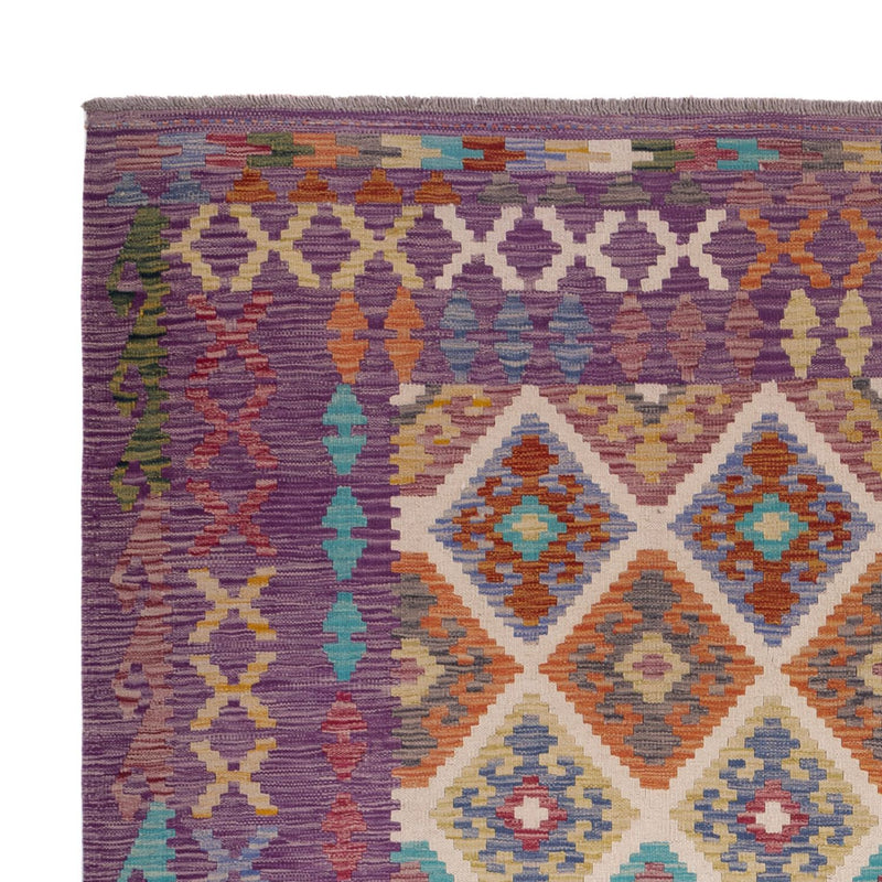 Kelim Carpet - Splash - 246 x 206 cm - flerfärgad