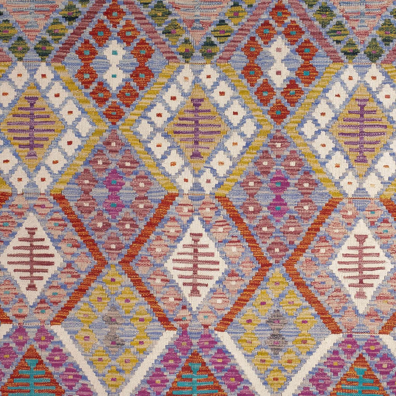 Kelim Carpet - Splash - 250 x 191 cm - flerfärgad