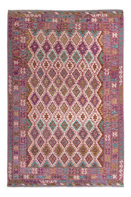 Kelim Carpet - Splash - 308 x 215 cm - flerfärgad