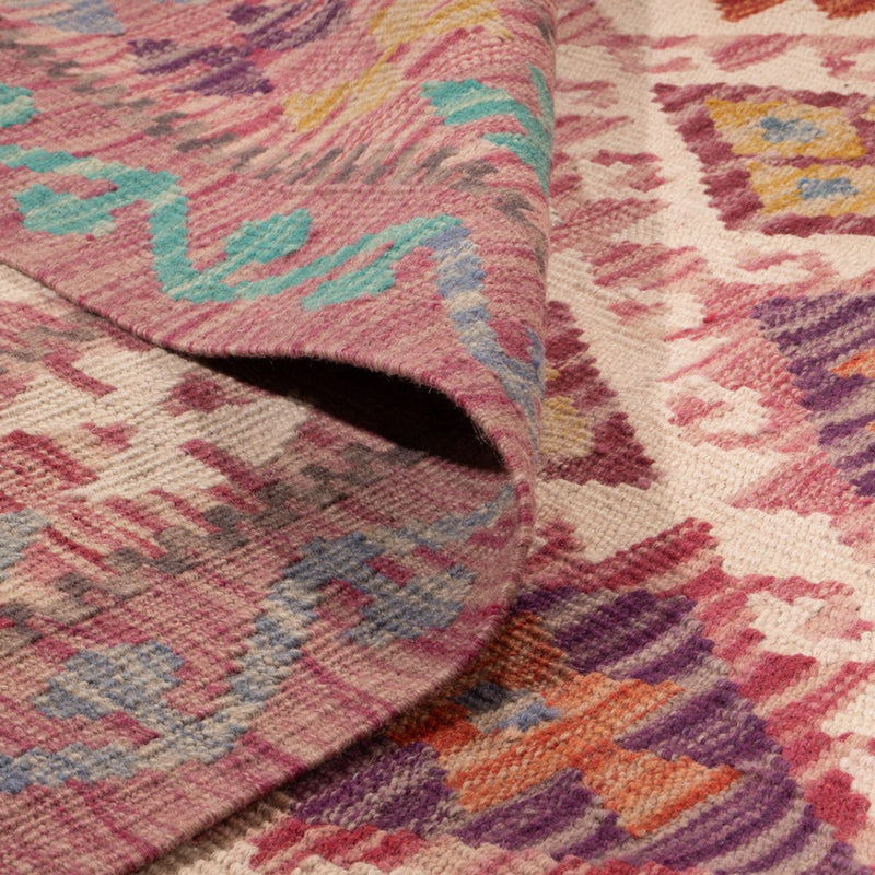 Kelim Carpet - Splash - 308 x 215 cm - flerfärgad