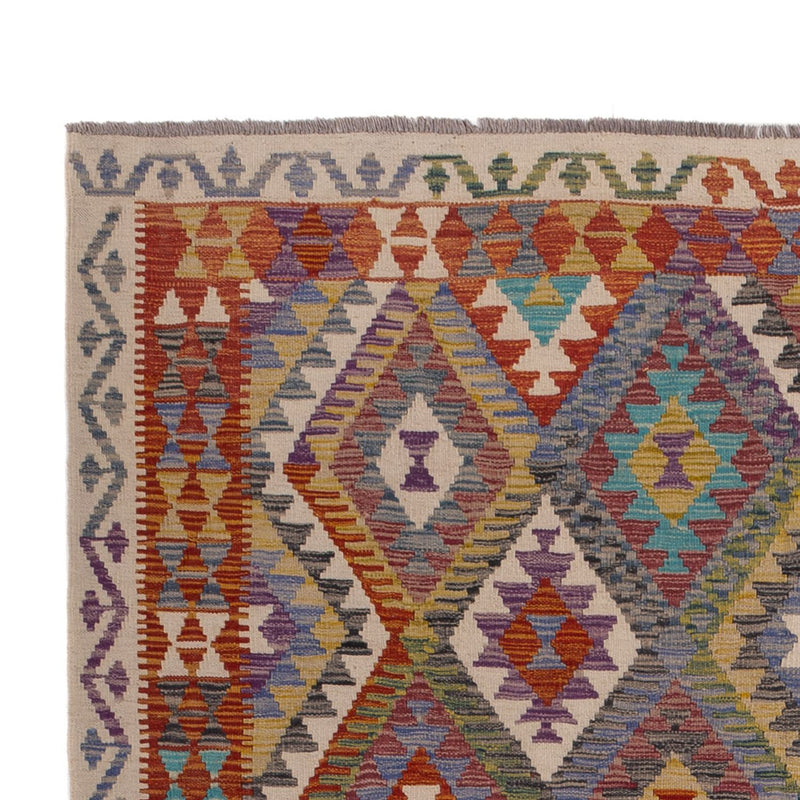 Kelim Carpet - Splash - 299 x 200 cm - flerfärgad