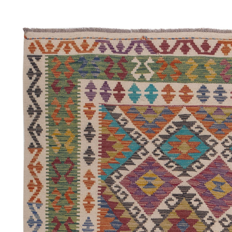 Kelim Carpet - Splash - 305 x 196 cm - flerfärgad