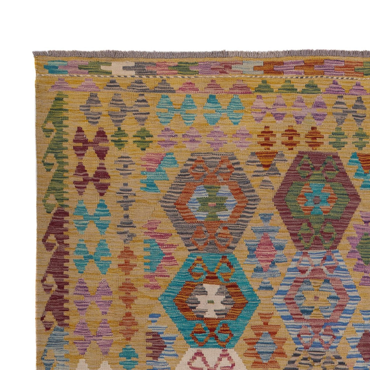 Kelim Carpet - Splash - 306 x 208 cm - flerfärgad