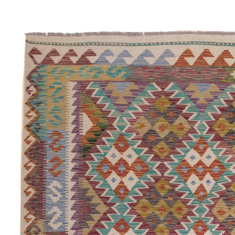 Kelim Carpet - Splash - 285 x 195 cm - flerfärgad