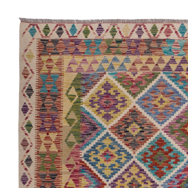 Kelim Carpet - Splash - 285 x 206 cm - flerfärgad