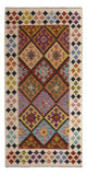 Runner Kelim Carpet - Splash - 199 x 101 cm - flerfärgad