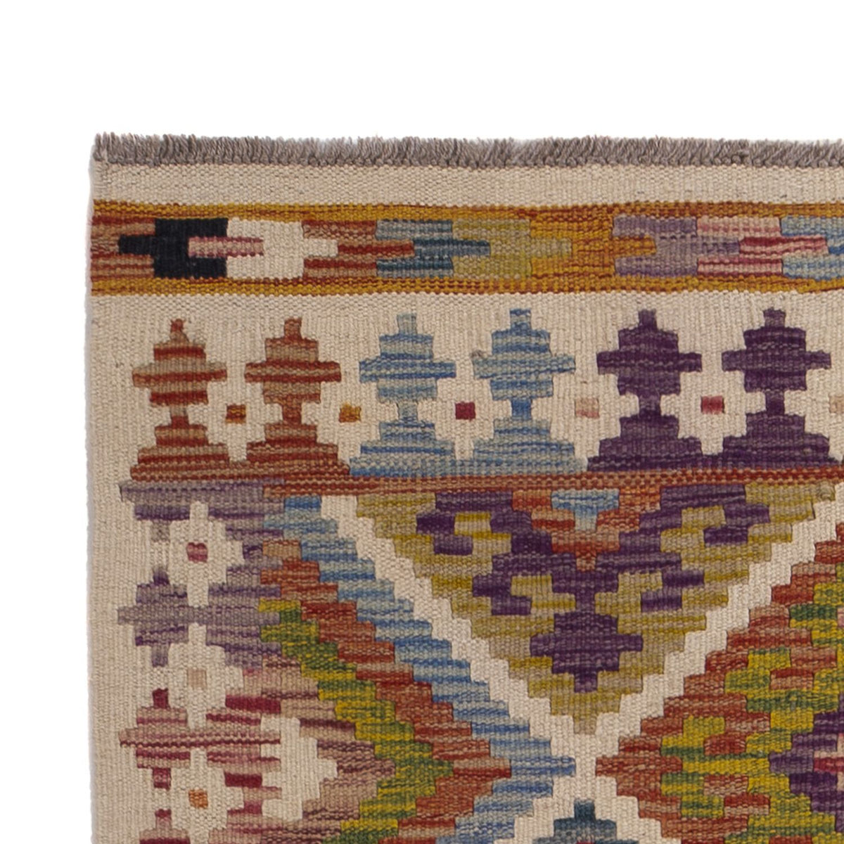 Runner Kelim Carpet - Splash - 195 x 95 cm - flerfärgad