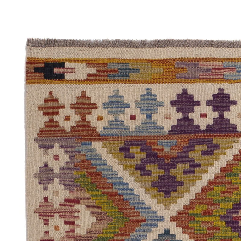 Runner Kelim Carpet - Splash - 195 x 95 cm - flerfärgad