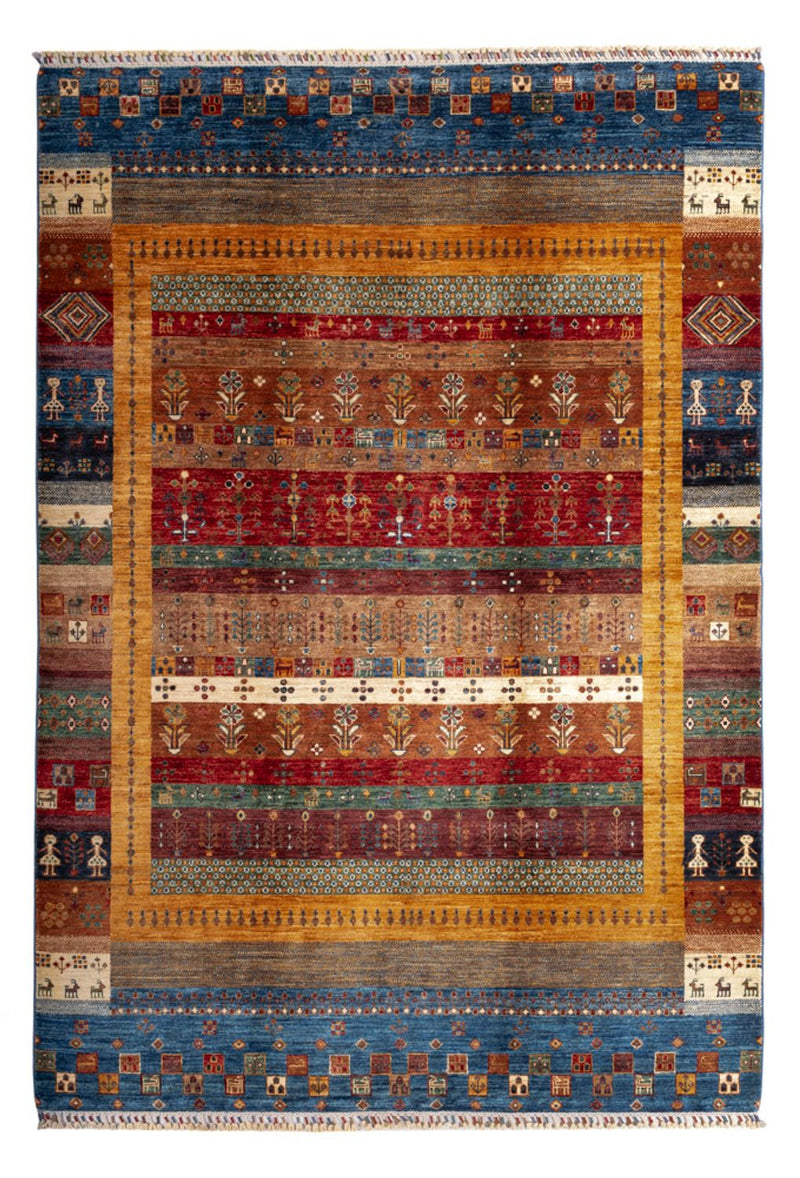 Gabbeh-matta - Loribaft Persian - 250 x 173 cm - flerfärgad