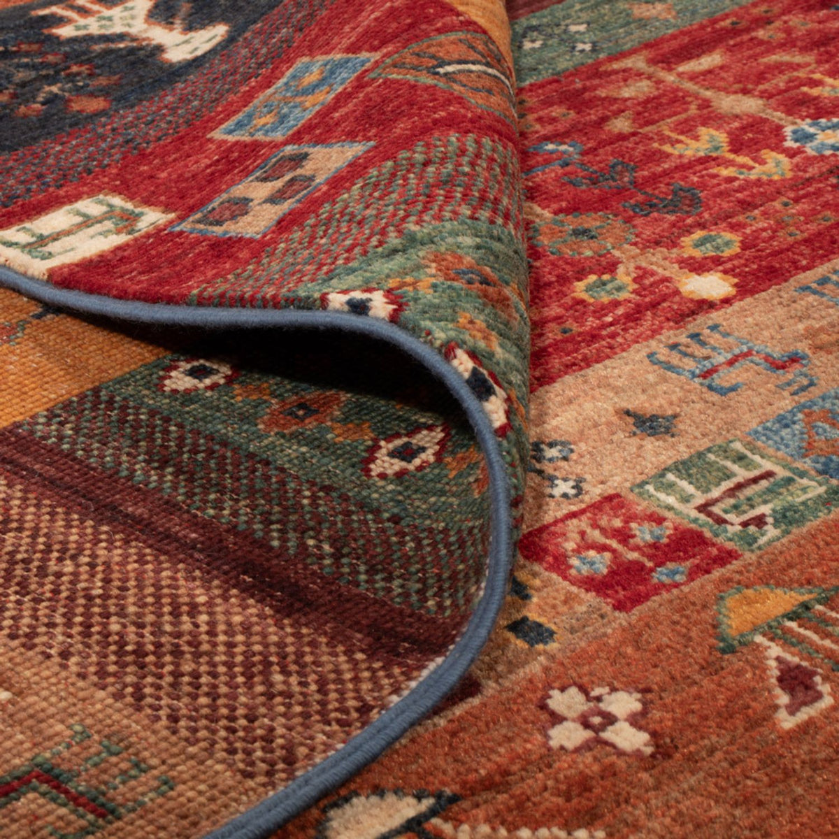 Gabbeh-matta - Loribaft Persian - 250 x 173 cm - flerfärgad