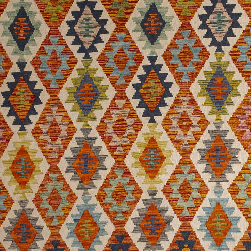 Kelim Carpet - Splash - 298 x 210 cm - flerfärgad