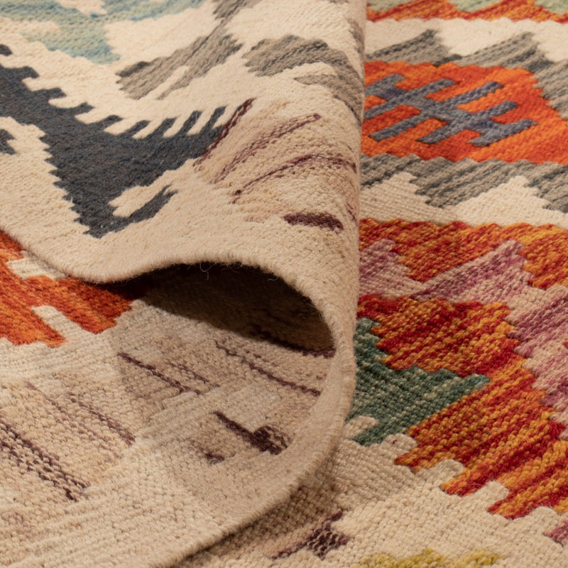 Kelim Carpet - Splash - 298 x 210 cm - flerfärgad