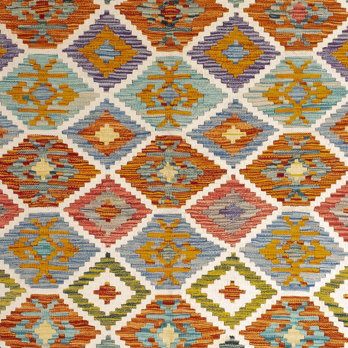 Kelim Carpet - Splash - 238 x 178 cm - flerfärgad