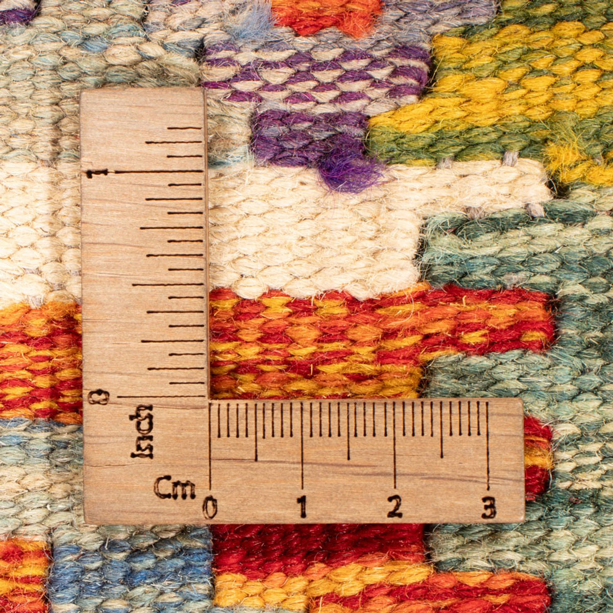 Kelim Carpet - Splash - 238 x 178 cm - flerfärgad