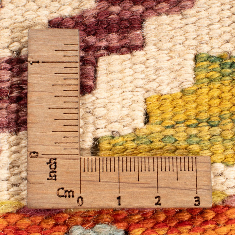 Kelim Carpet - Splash - 198 x 152 cm - flerfärgad