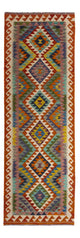 Runner Kelim Carpet - Splash - 233 x 87 cm - flerfärgad