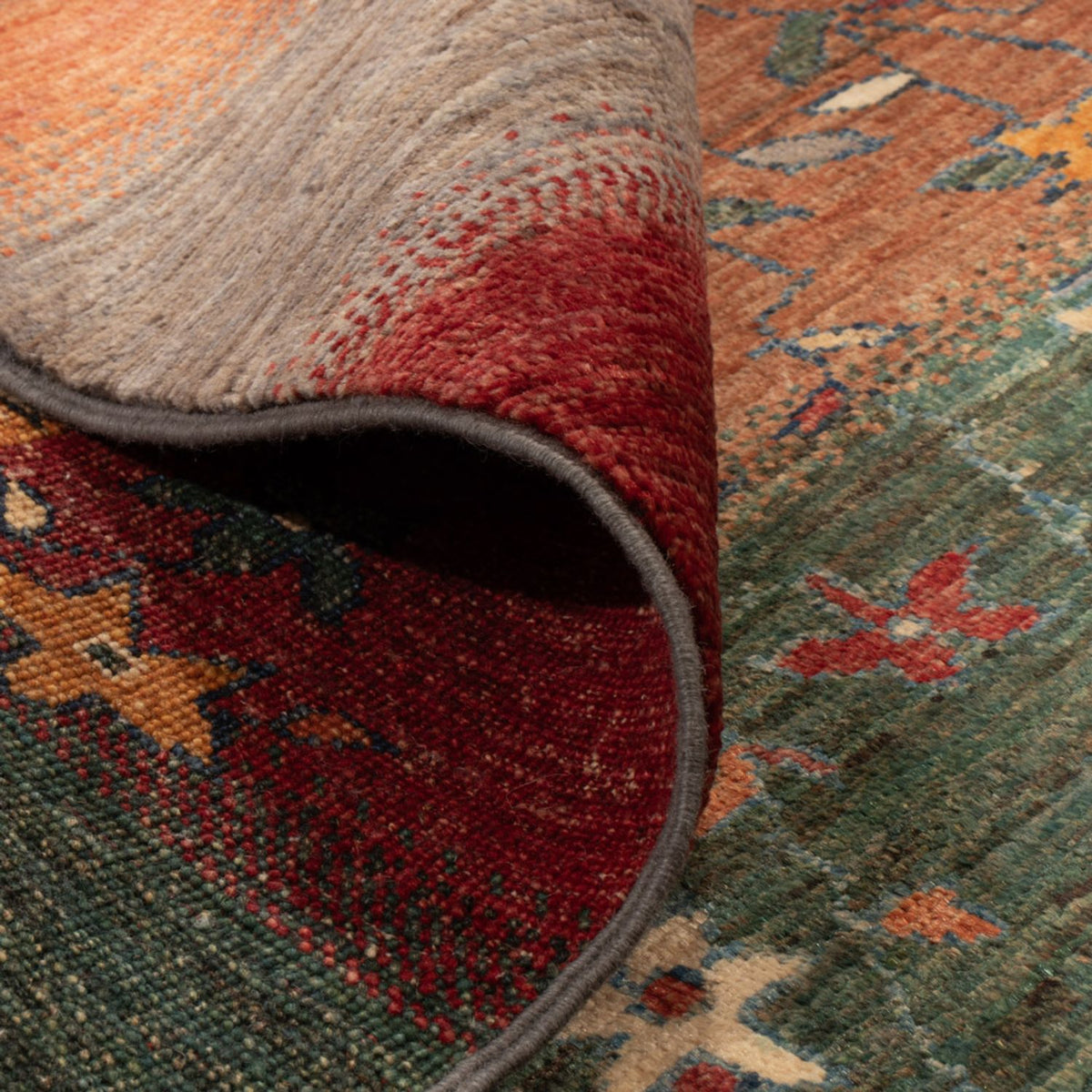 Gabbeh-matta - Loribaft Persian - 193 x 158 cm - flerfärgad