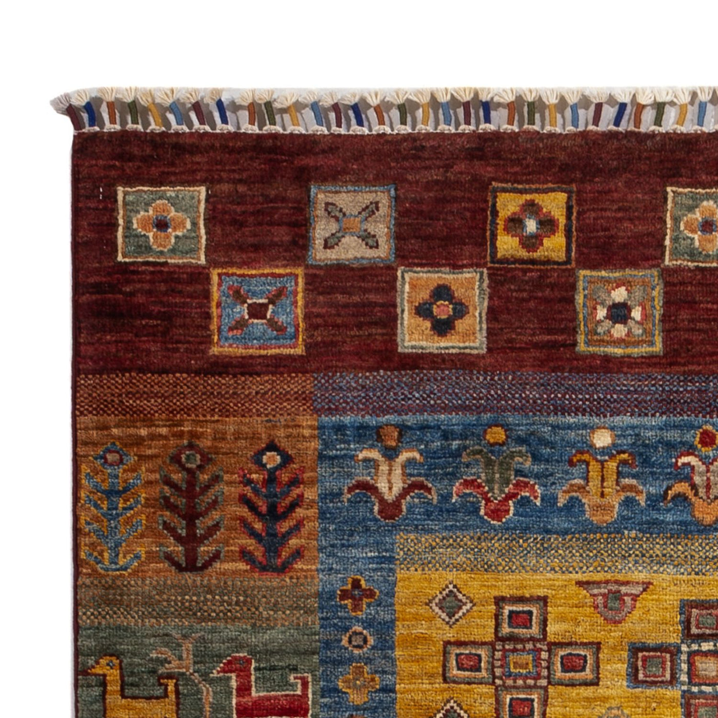 Gabbeh-matta - Loribaft Persian - 148 x 105 cm - flerfärgad
