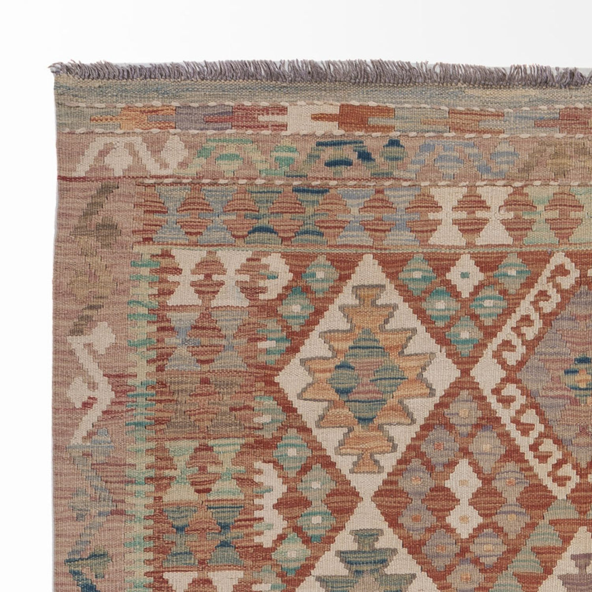 Kelim Carpet - Splash - 193 x 137 cm - flerfärgad