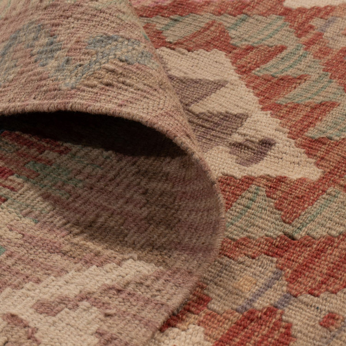 Kelim Carpet - Splash - 193 x 137 cm - flerfärgad