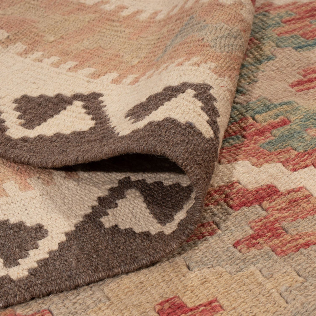 Kelim Carpet - Splash - 179 x 124 cm - flerfärgad