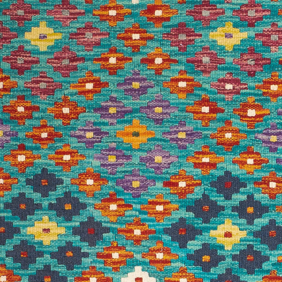 Kelim Carpet - Splash - 131 x 92 cm - flerfärgad