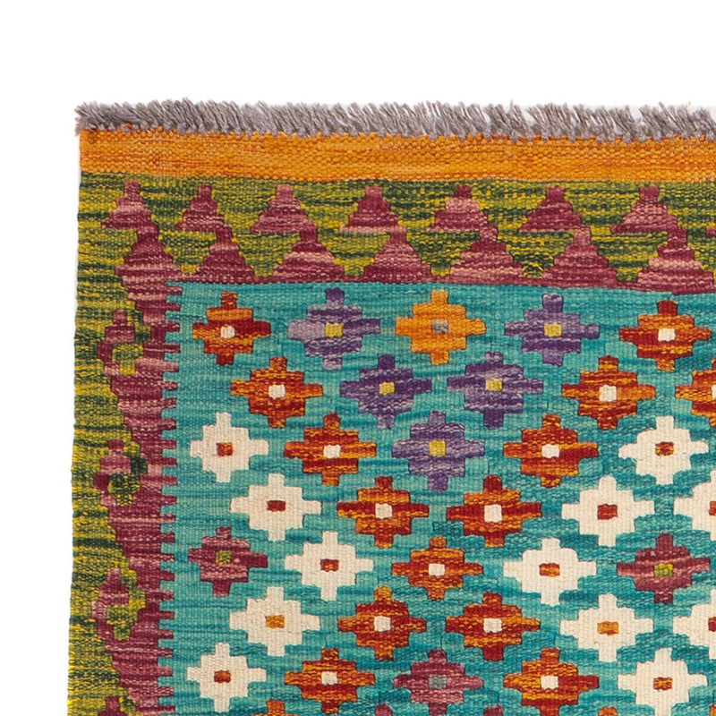 Kelim Carpet - Splash - 131 x 92 cm - flerfärgad