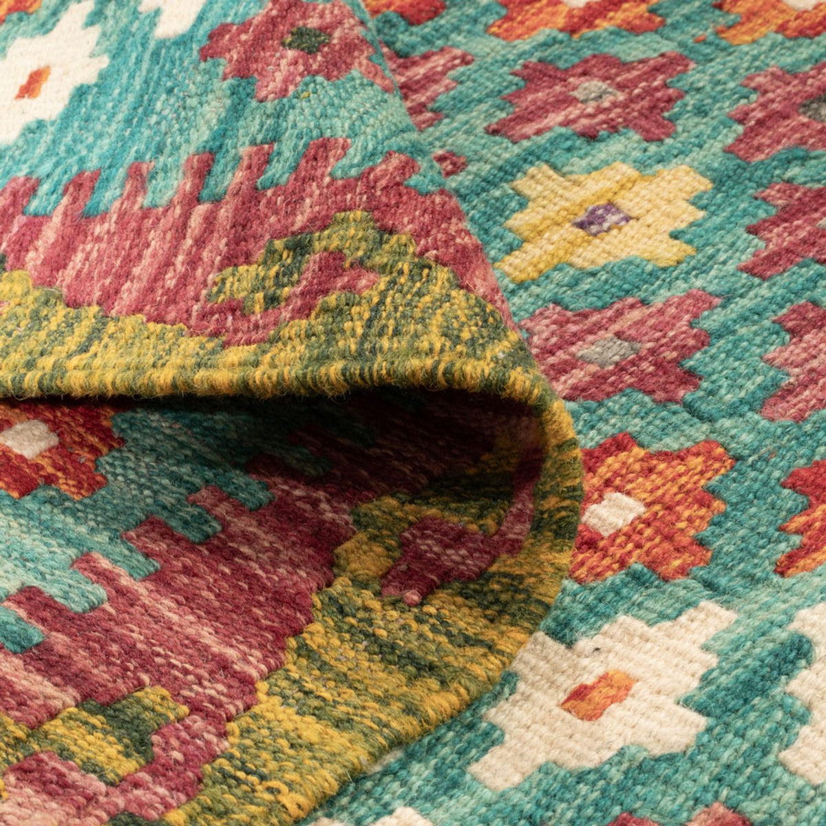 Kelim Carpet - Splash - 131 x 92 cm - flerfärgad